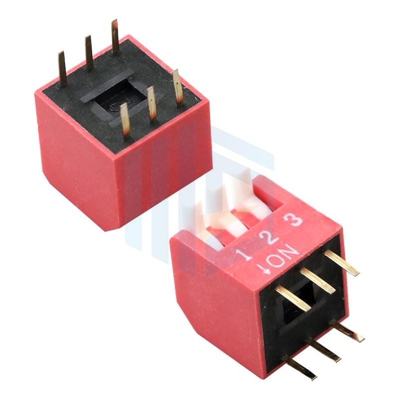 Piano key shaped dial switch